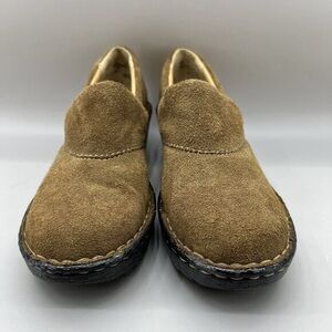 Men's Brown Suede Slip-On Shoes
